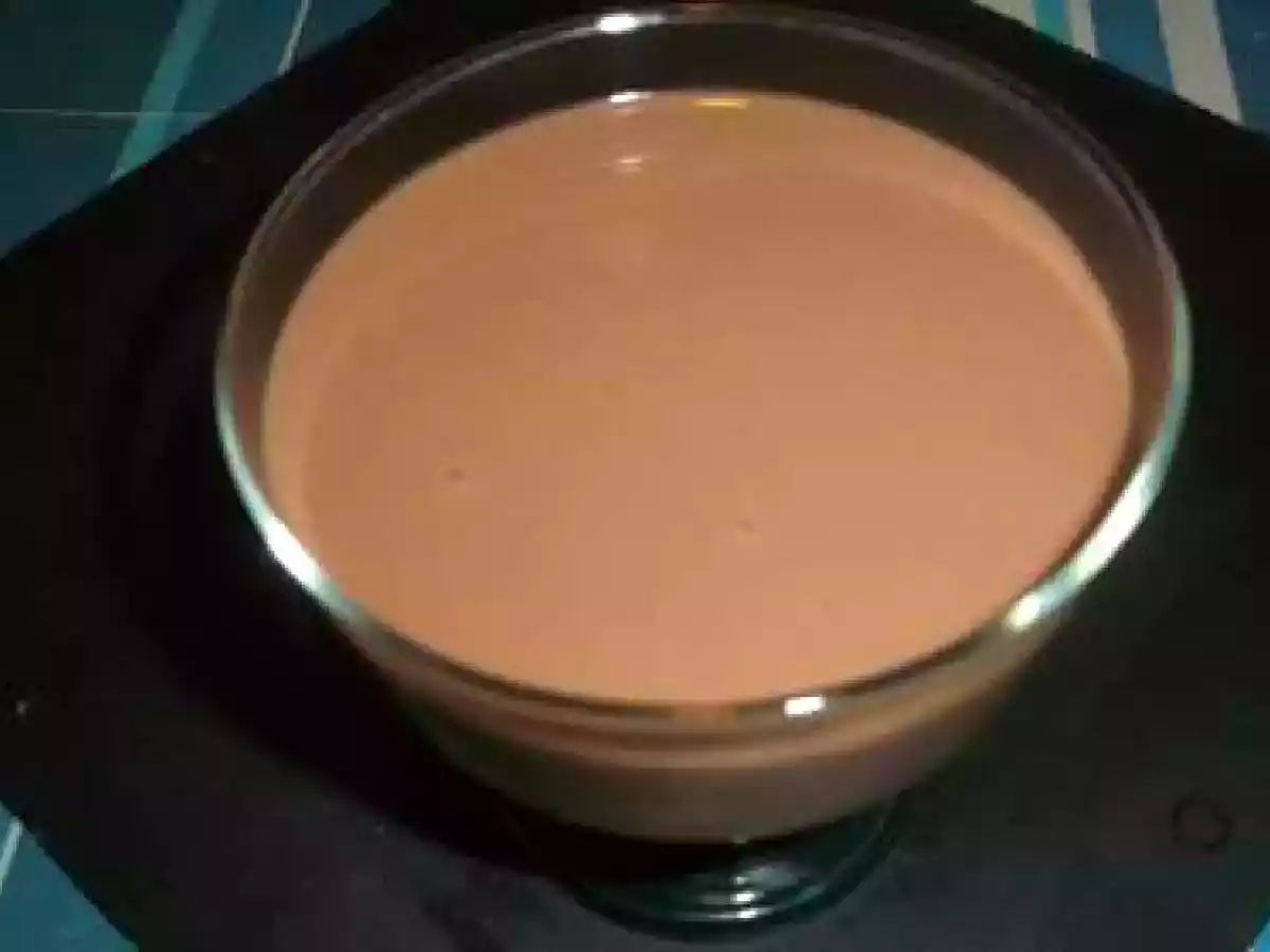 Crème au lait d'amande au chocolat