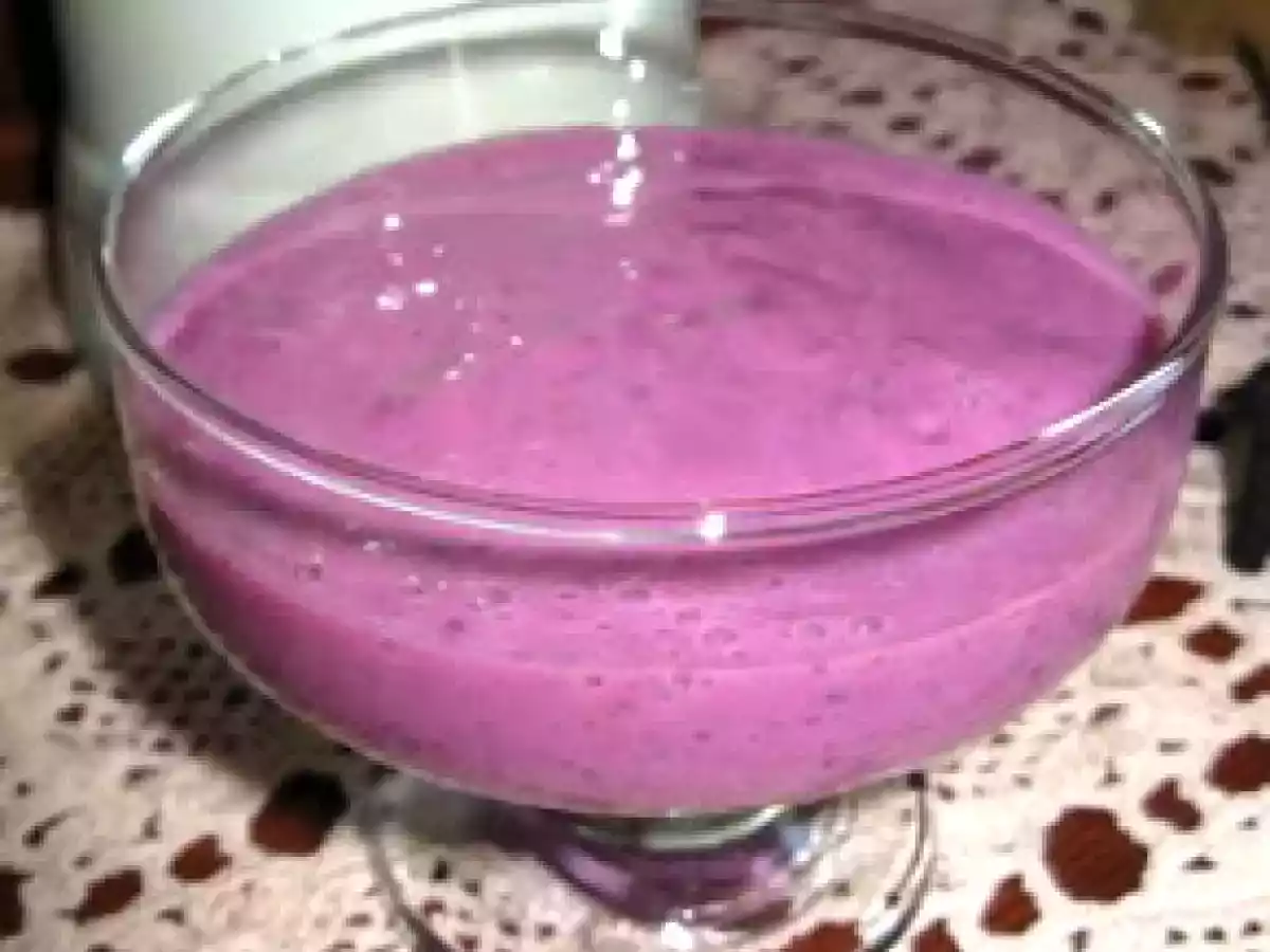 Crème aux fruits rouges sans oeufs ni lait