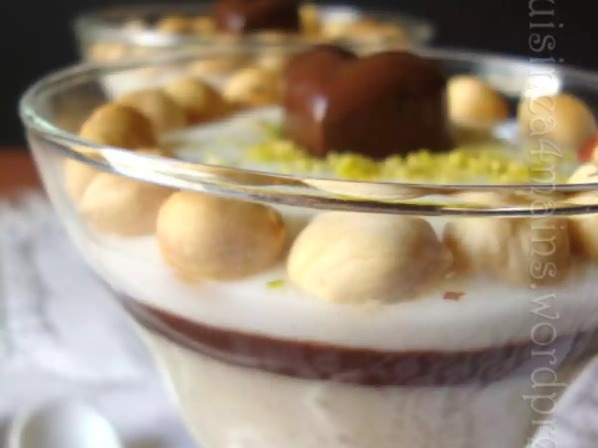 Crème aux noisettes et au chocolat