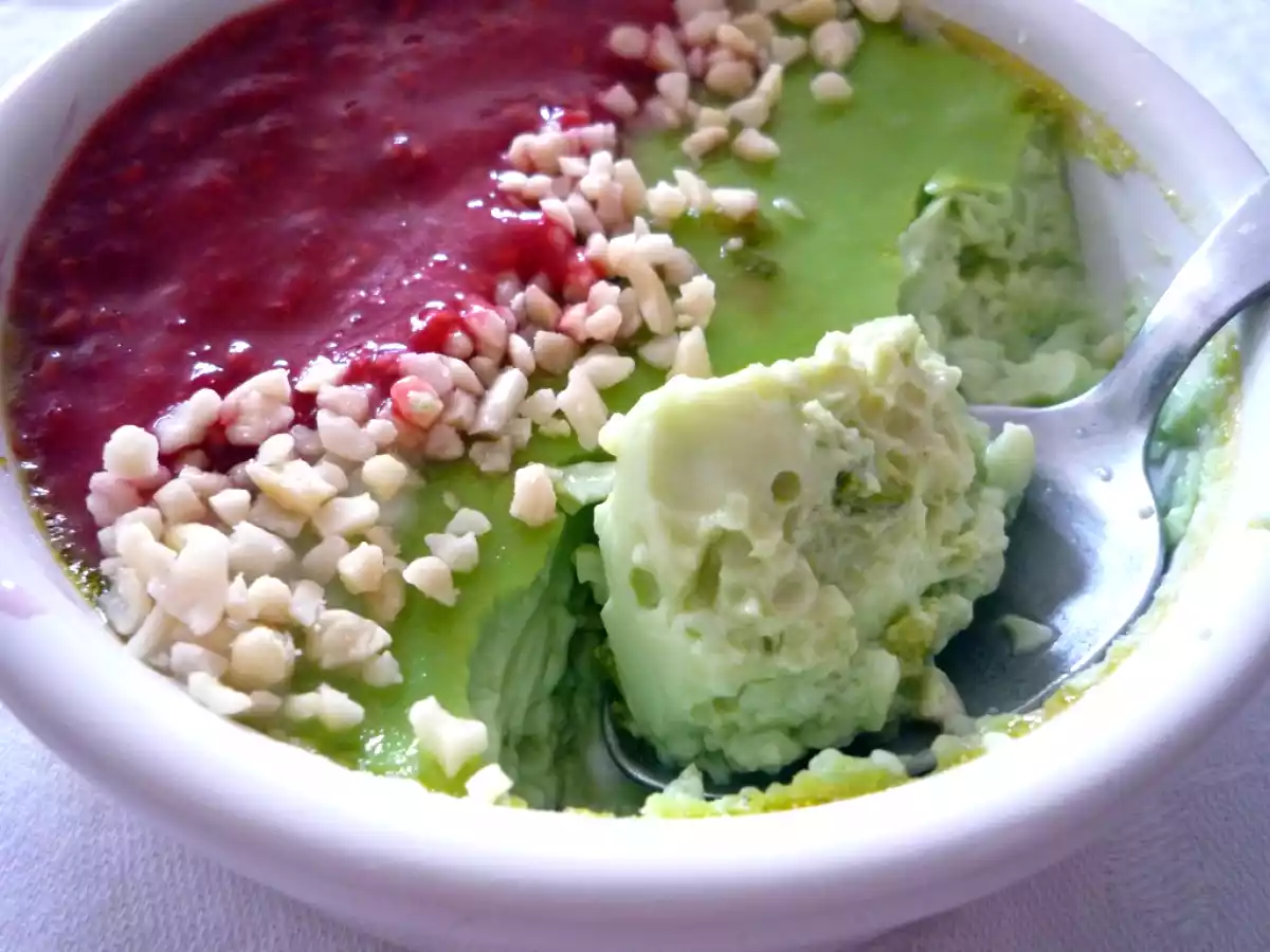 Crème aux oeufs à la pistache