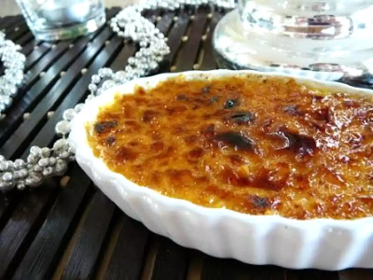Crème brûlée à l'amaretto