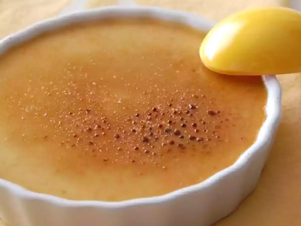 Crème brûlée à l'érable, sans lactose