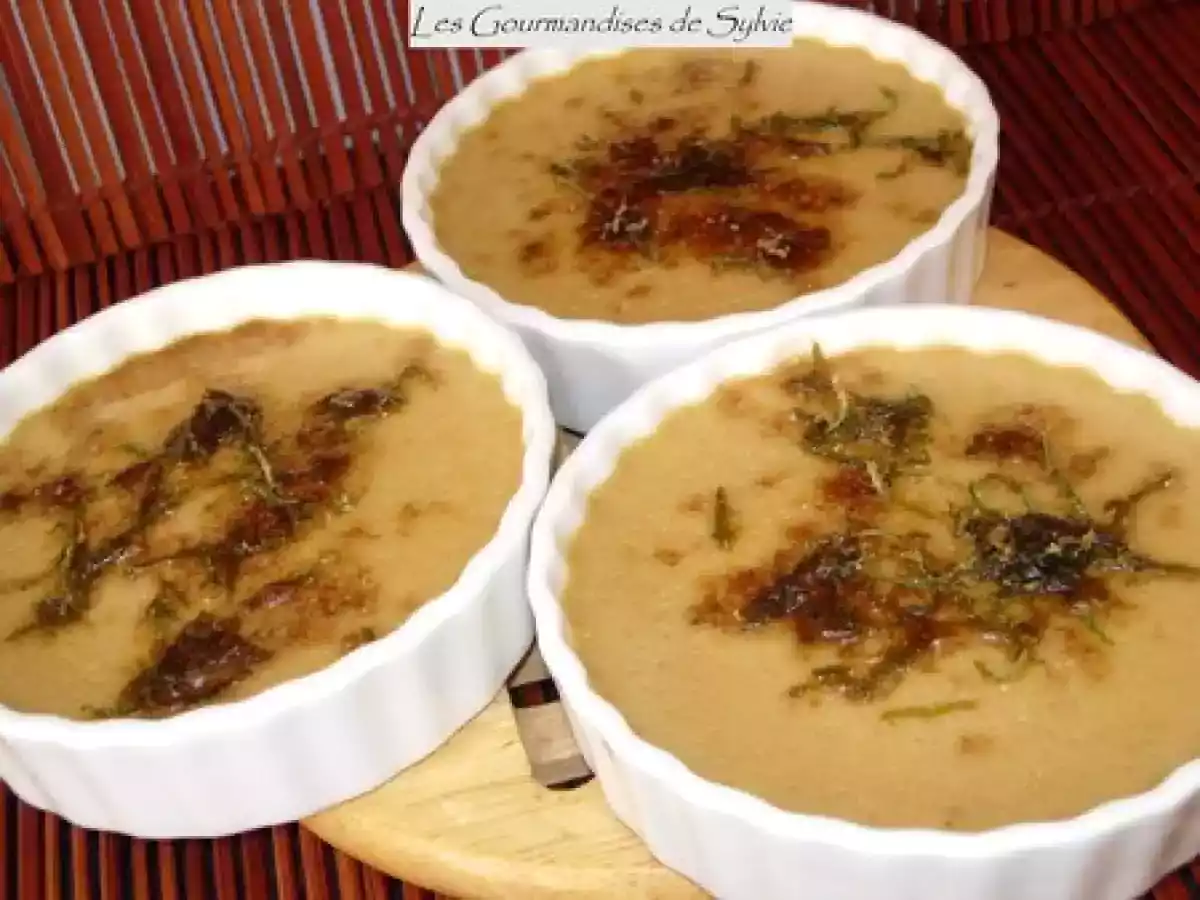 Crème Brûlée à la Banane et au Citron Vert