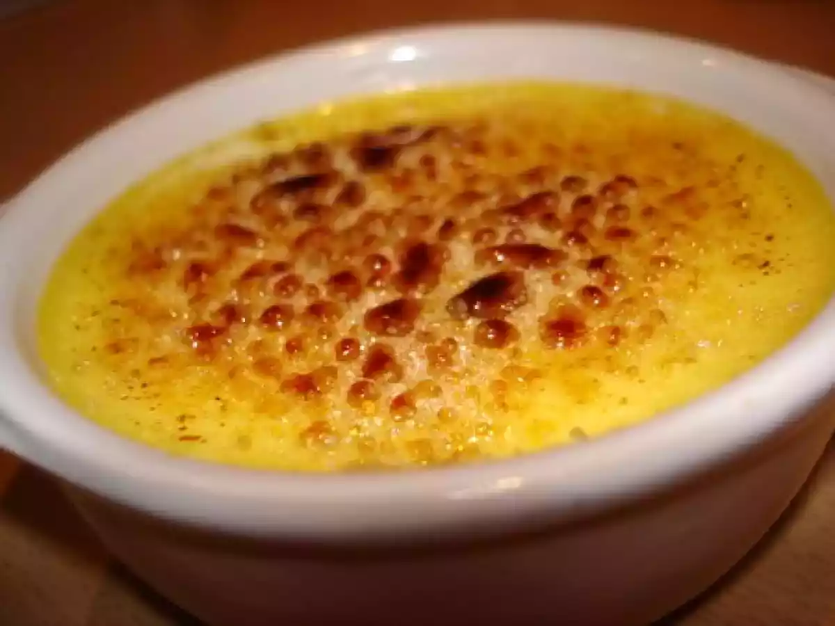 Crème brûlée à la bergamote