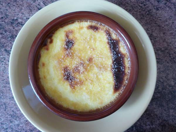 Crème brulée à la bergamote