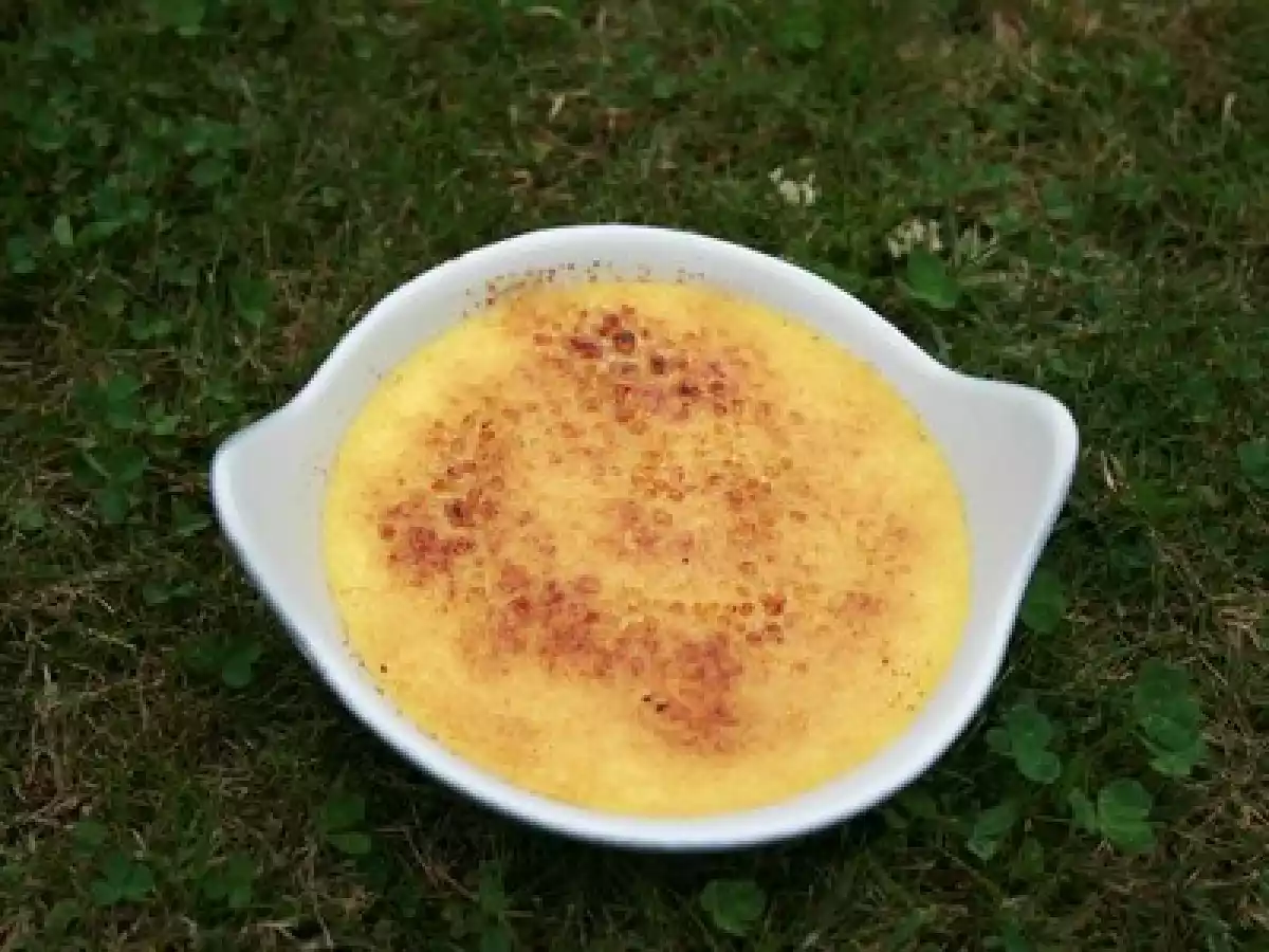 Crème brûlée à la Chartreuse verte