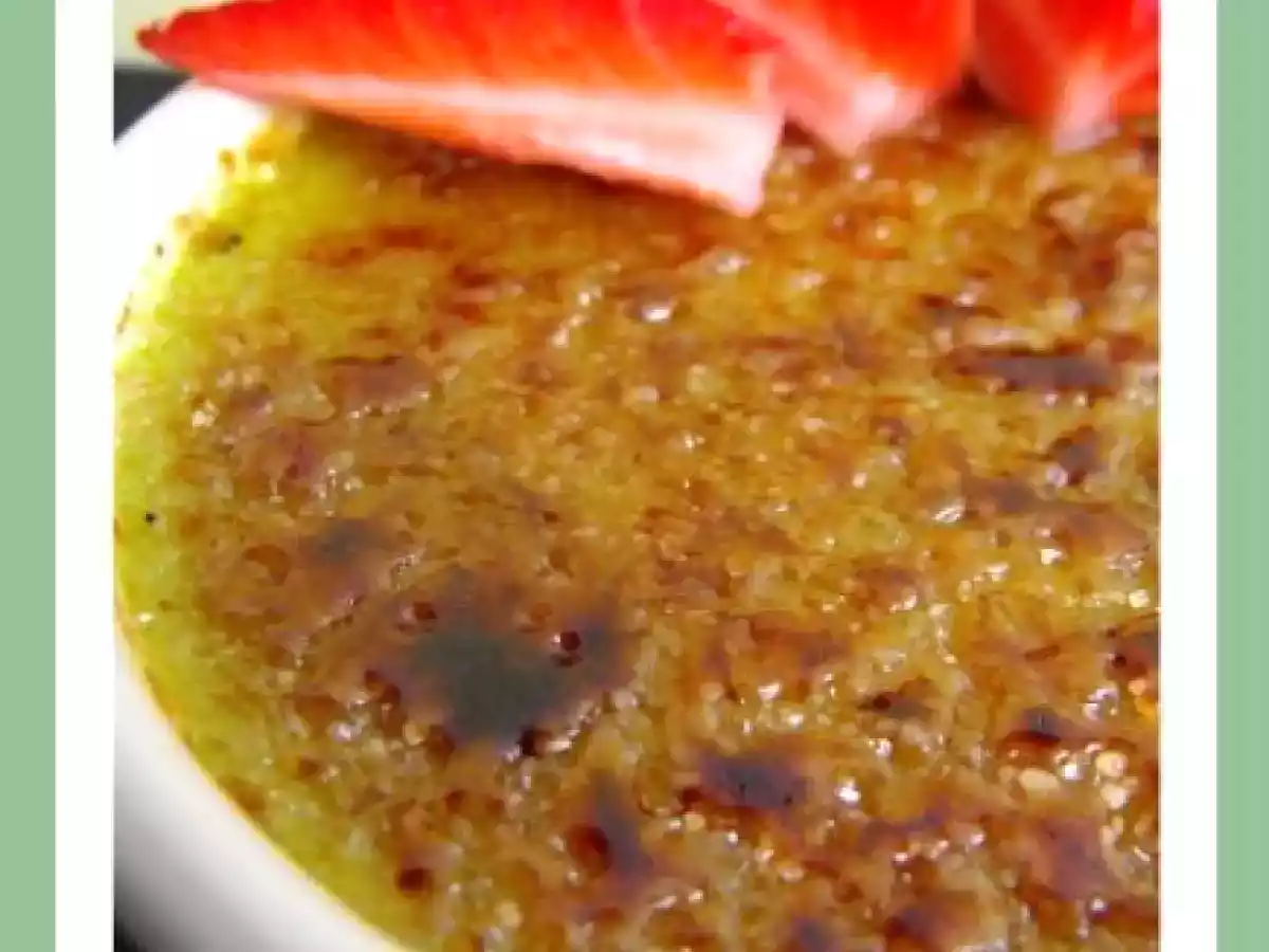 Crème brûlée à la pistache - photo 2