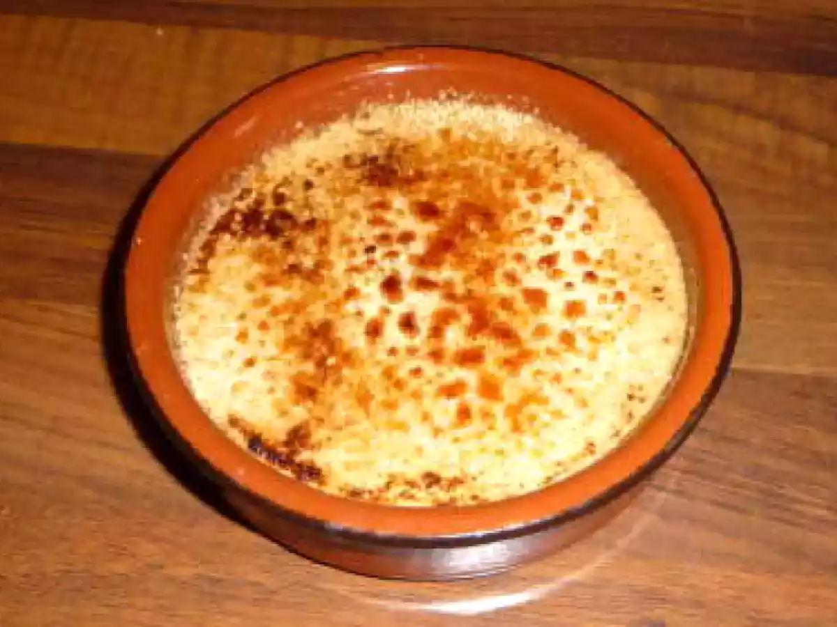 Crème brûlée à la pralinoise