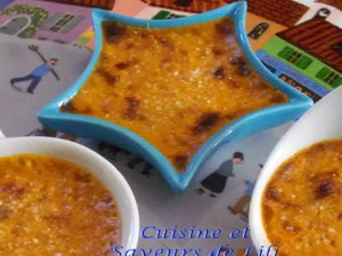 Crème brûlée à la tomate séchée et au parmesan