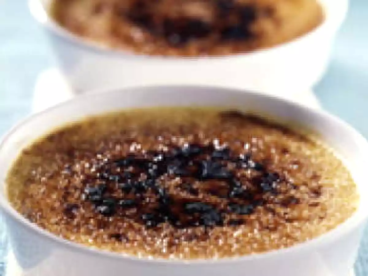 Crème brûlée à la vanille, recette sans gluten