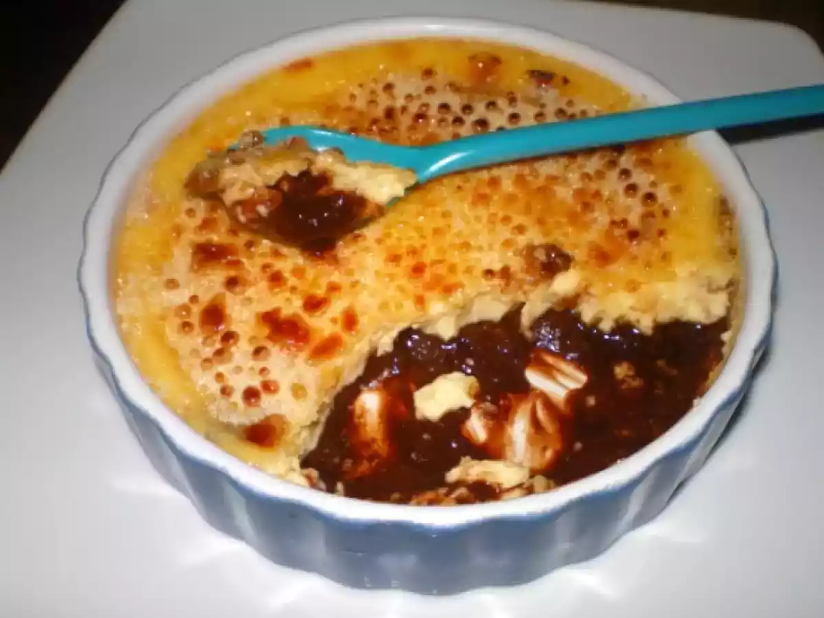 CREME BRULEE AU CHOCOLAT ET A LA MANDARINE