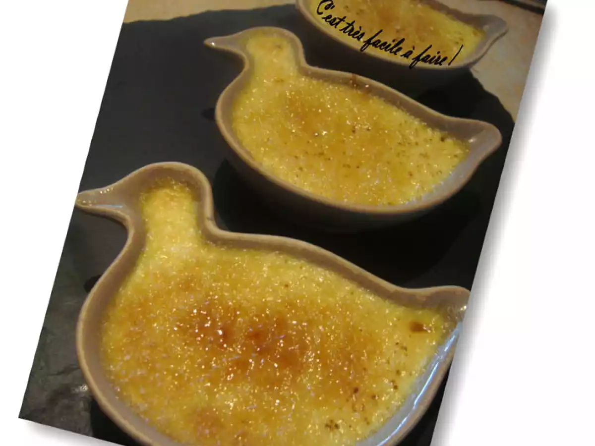 Crème brûlée au foie gras