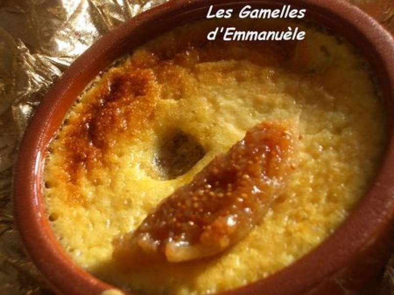 Crème brûlée au foie gras et aux figues - photo 2