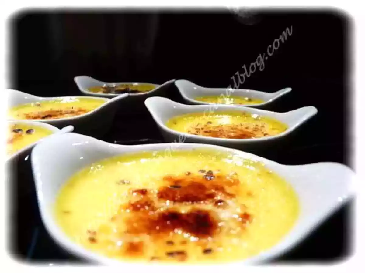 Crème brûlée au gingembre