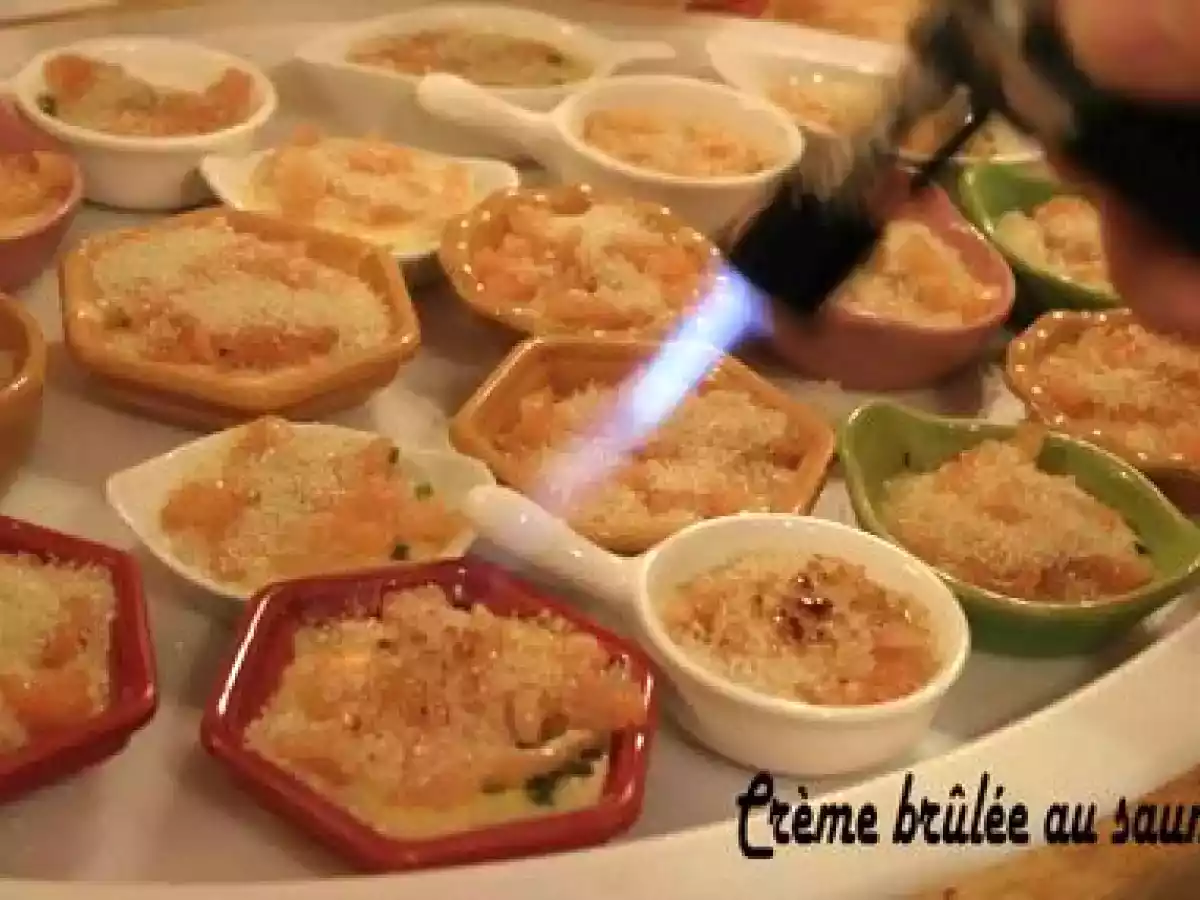 CREME BRULEE AU SAUMON