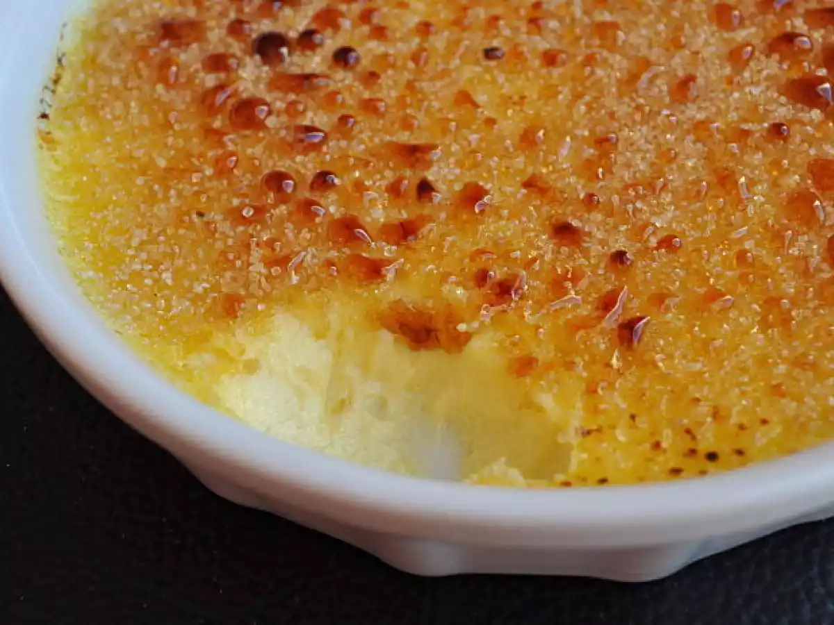 Crème brulée au vin jaune