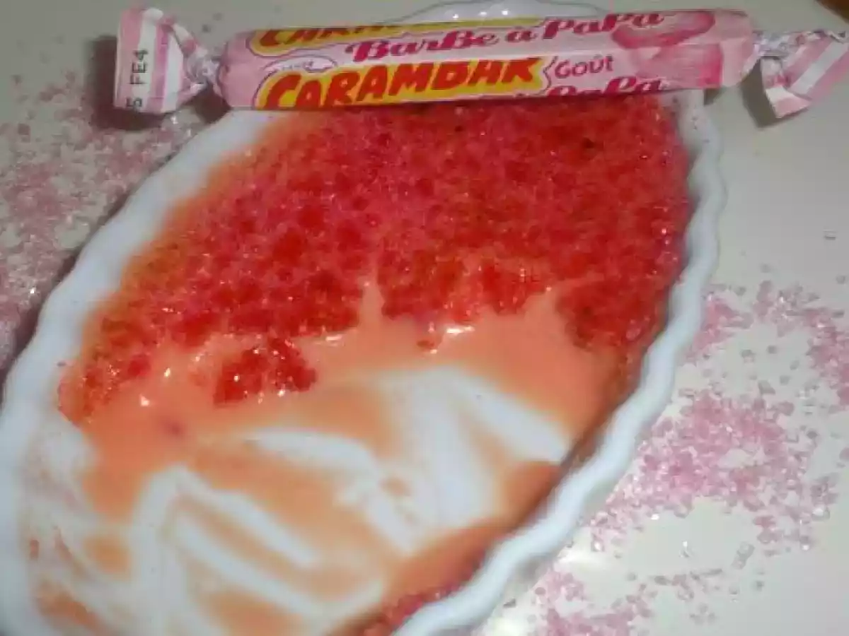 CREME BRULEE AUX CARAMBARS BARBE A PAPA - photo 2