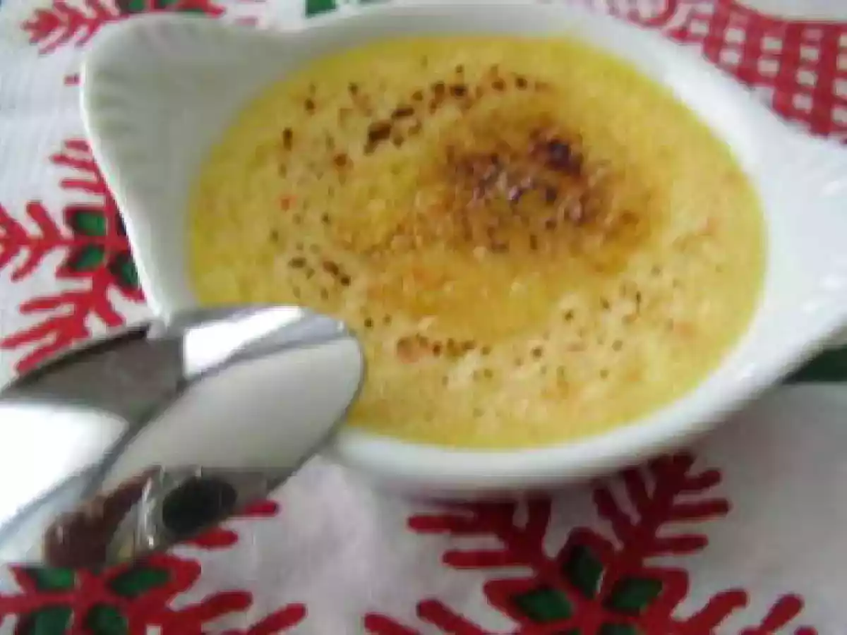 Crème brûlée aux crevettes