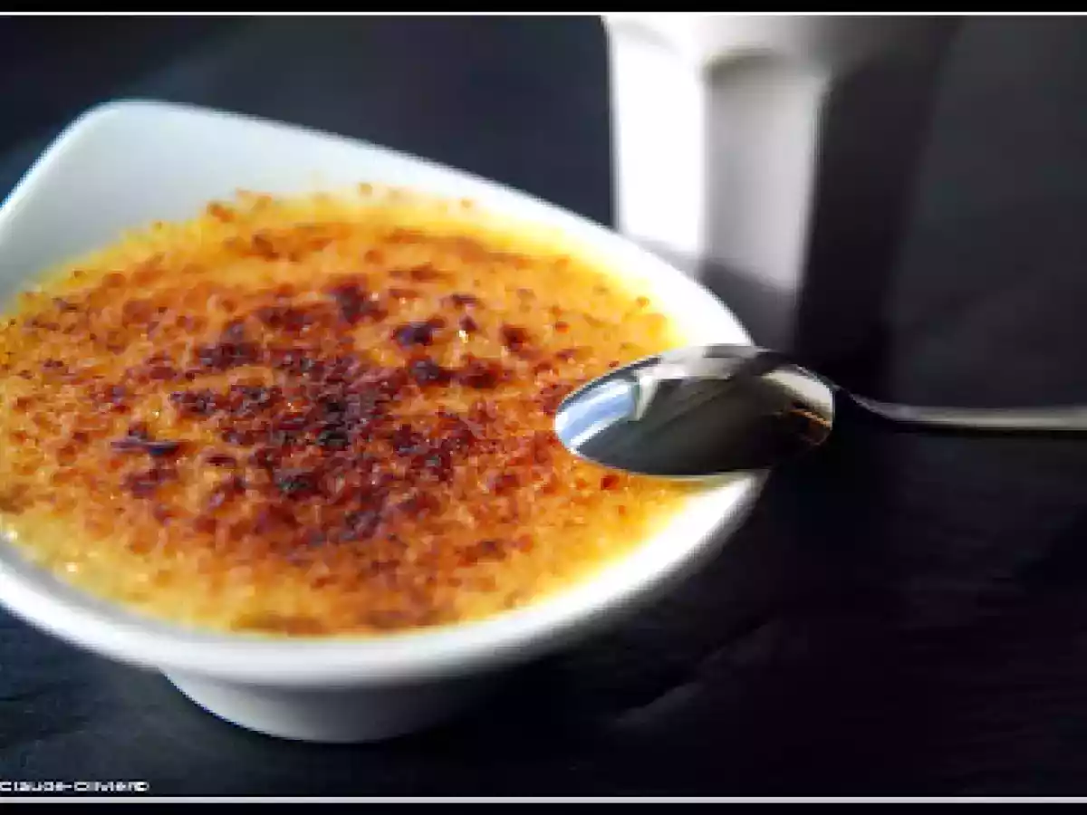Crème brûlée aux fruits de la passion et chocolat blanc - photo 2