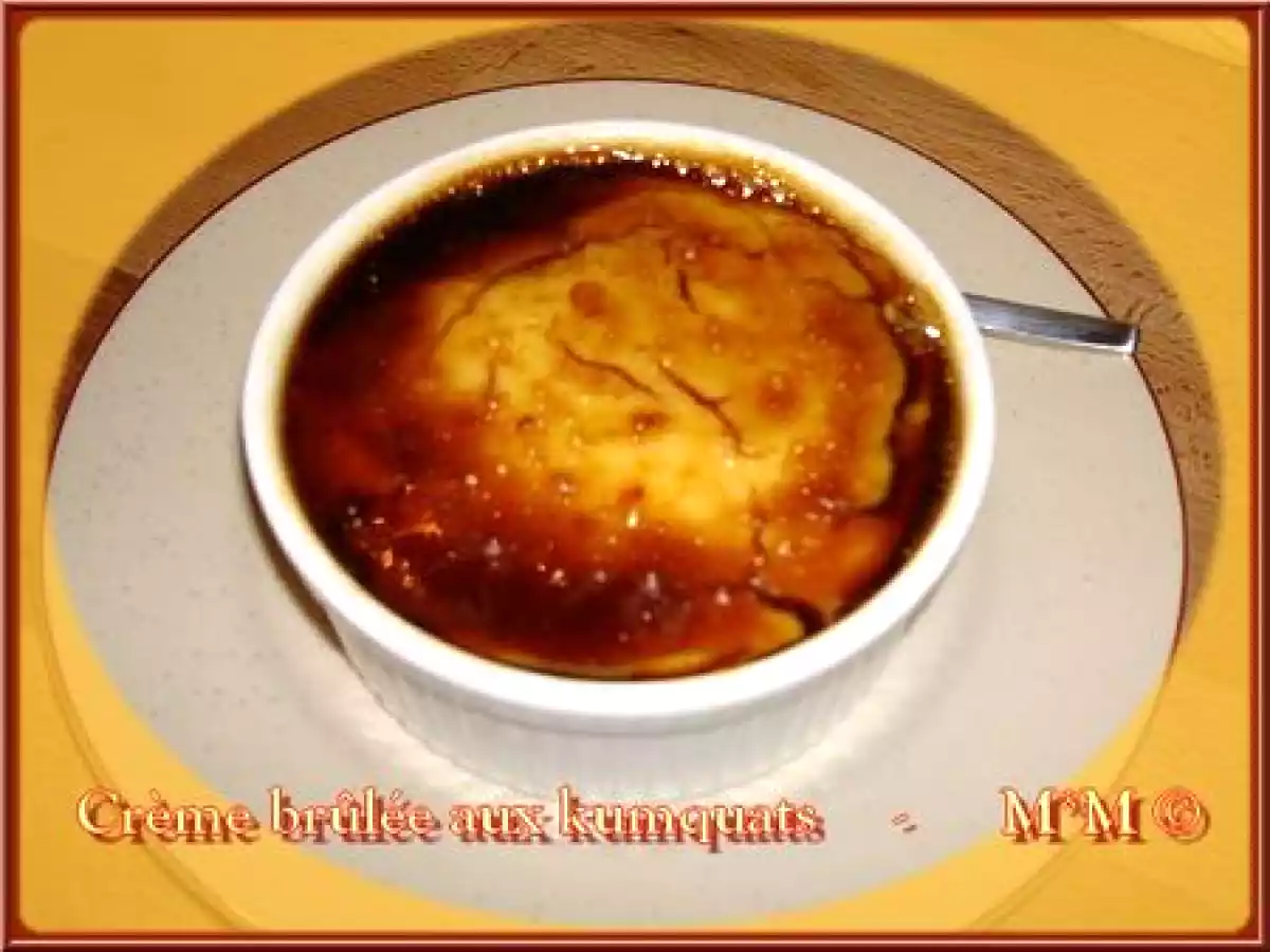 Crème brûlée aux kumquats - photo 2