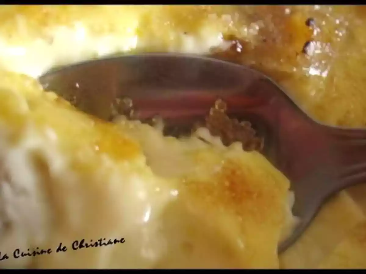 CREME BRULEE AUX POMMES, RAISINS SECS ET RHUM - photo 2