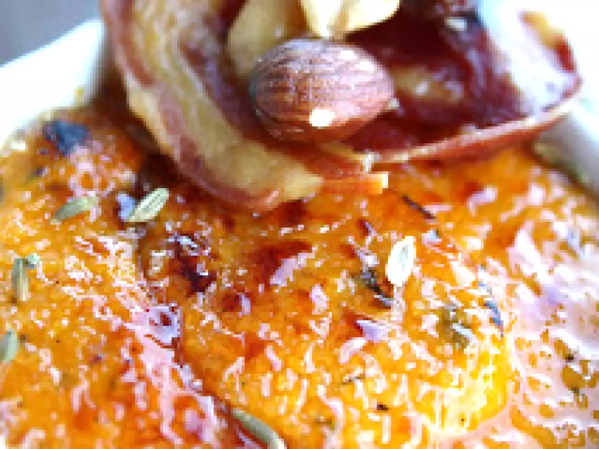 Crème brûlée de butternut, vanille, graines de fenouil et thym - photo 3