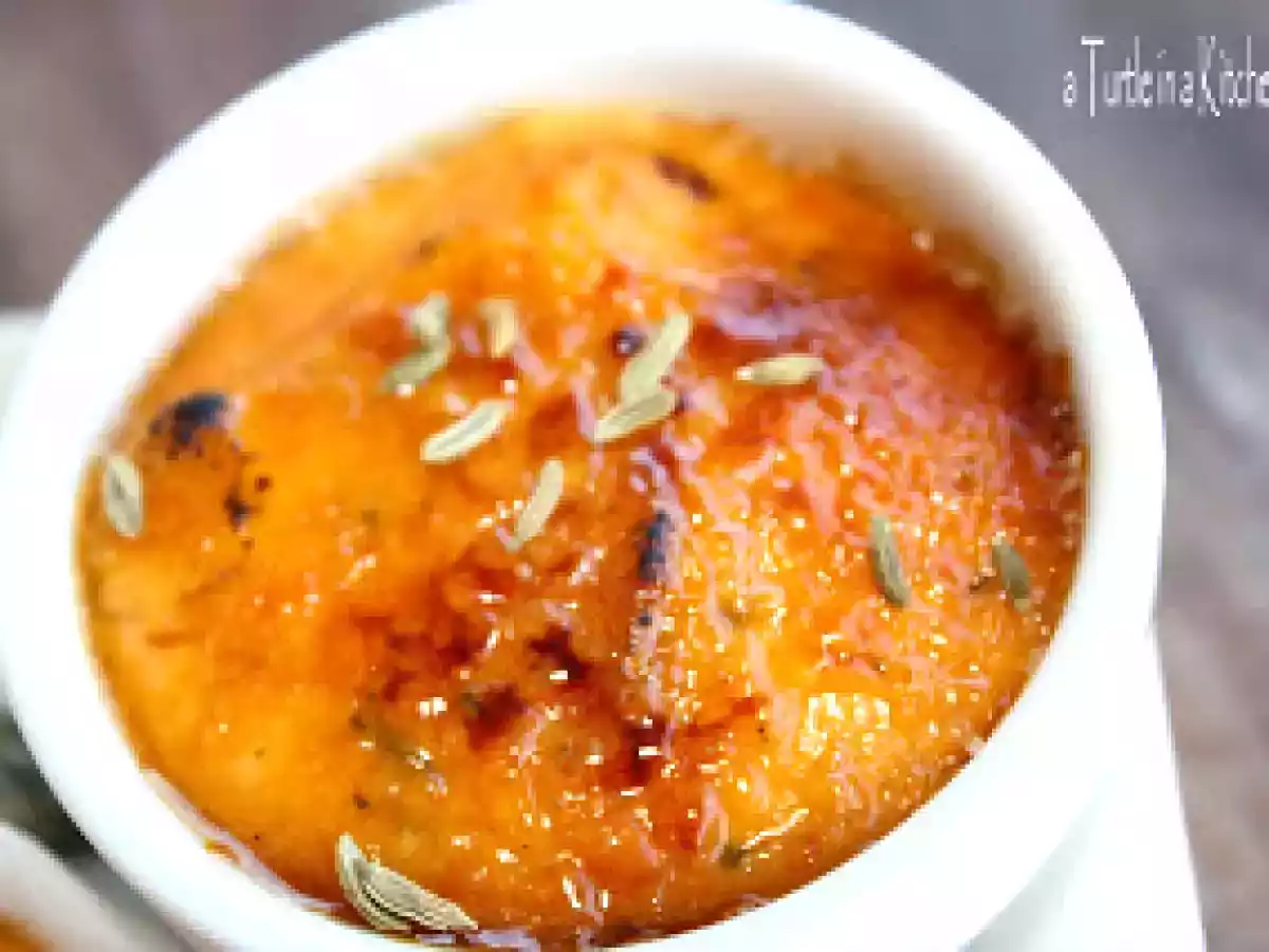 Crème brûlée de butternut, vanille, graines de fenouil et thym - photo 5