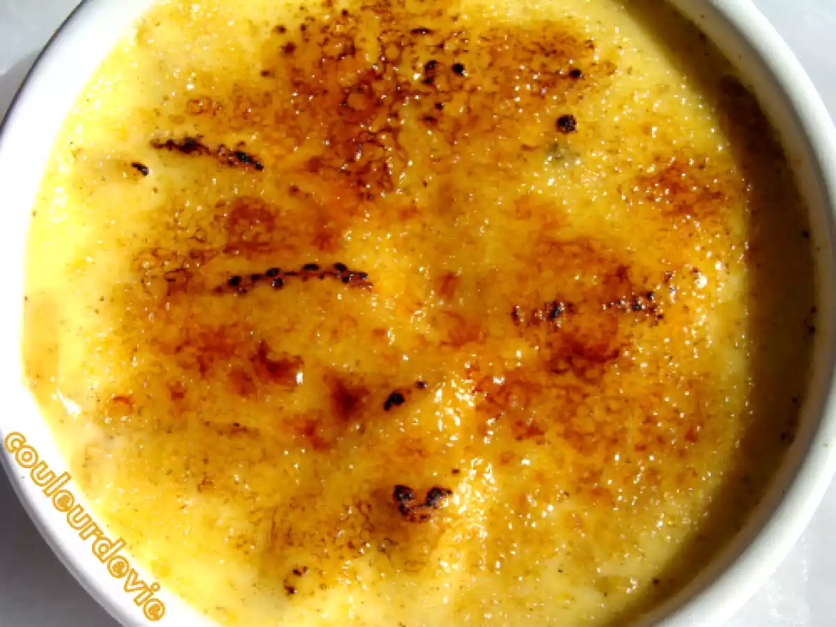 Crème brûlée façon tatin
