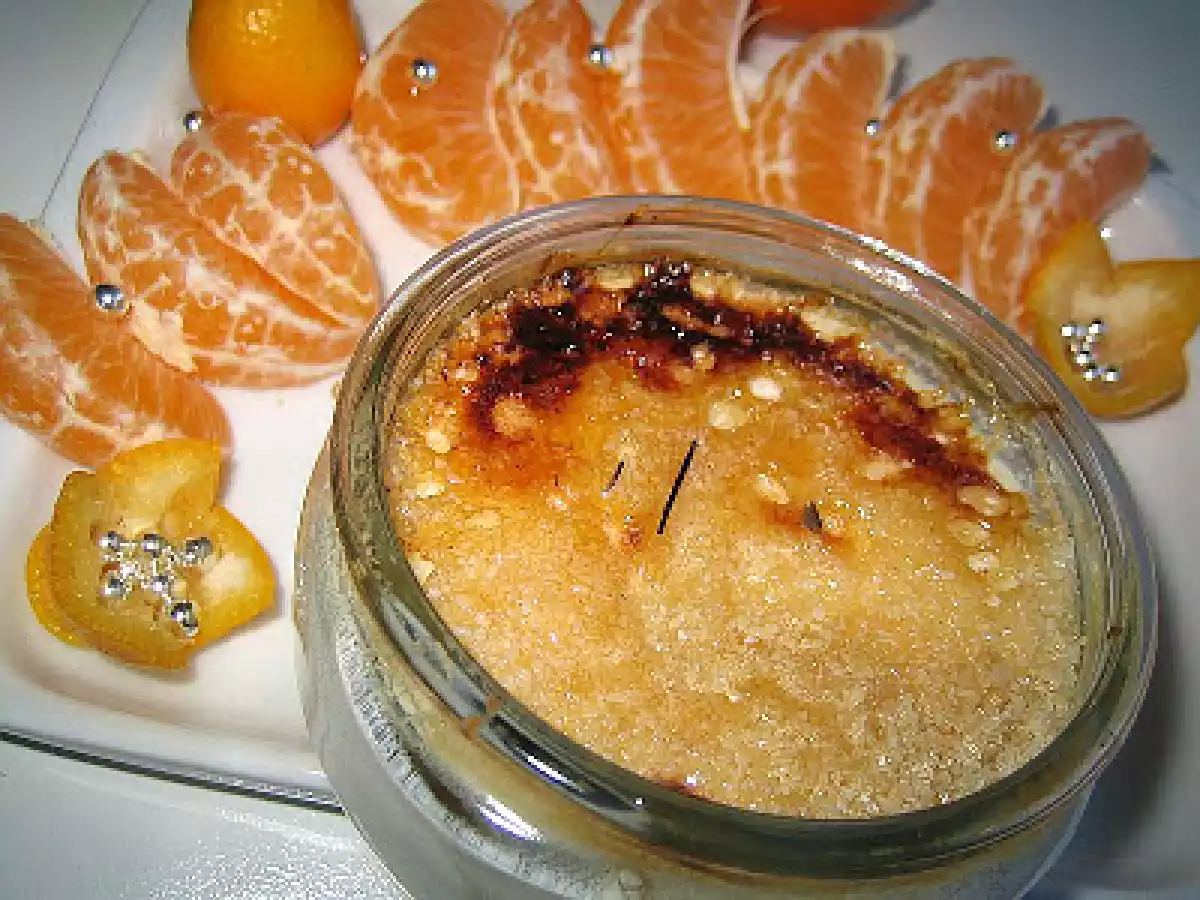 Crème brûlée Ricotta-Mandarine!!!