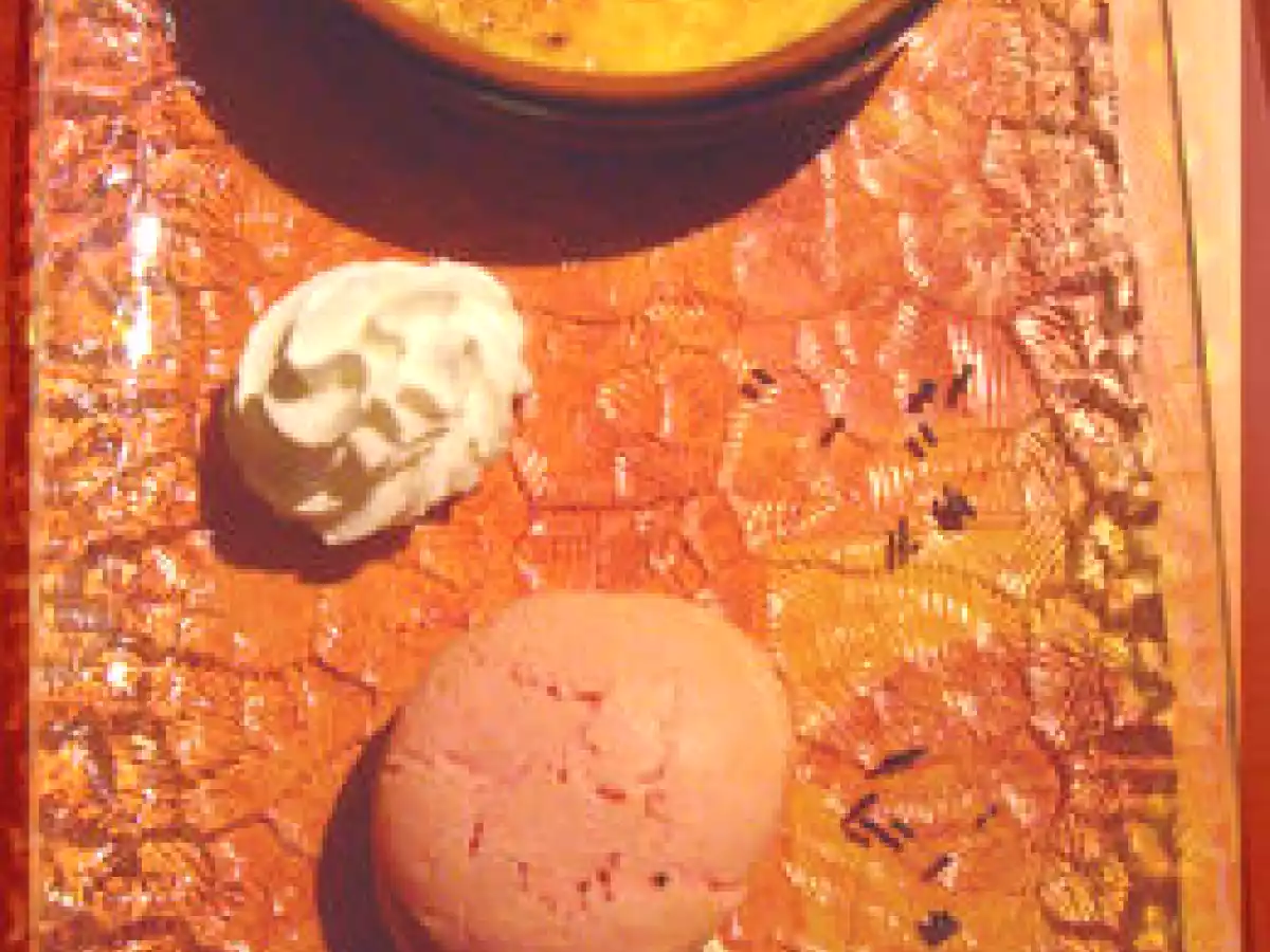 Crème brûlée sur fond de chocolat au lait - photo 2