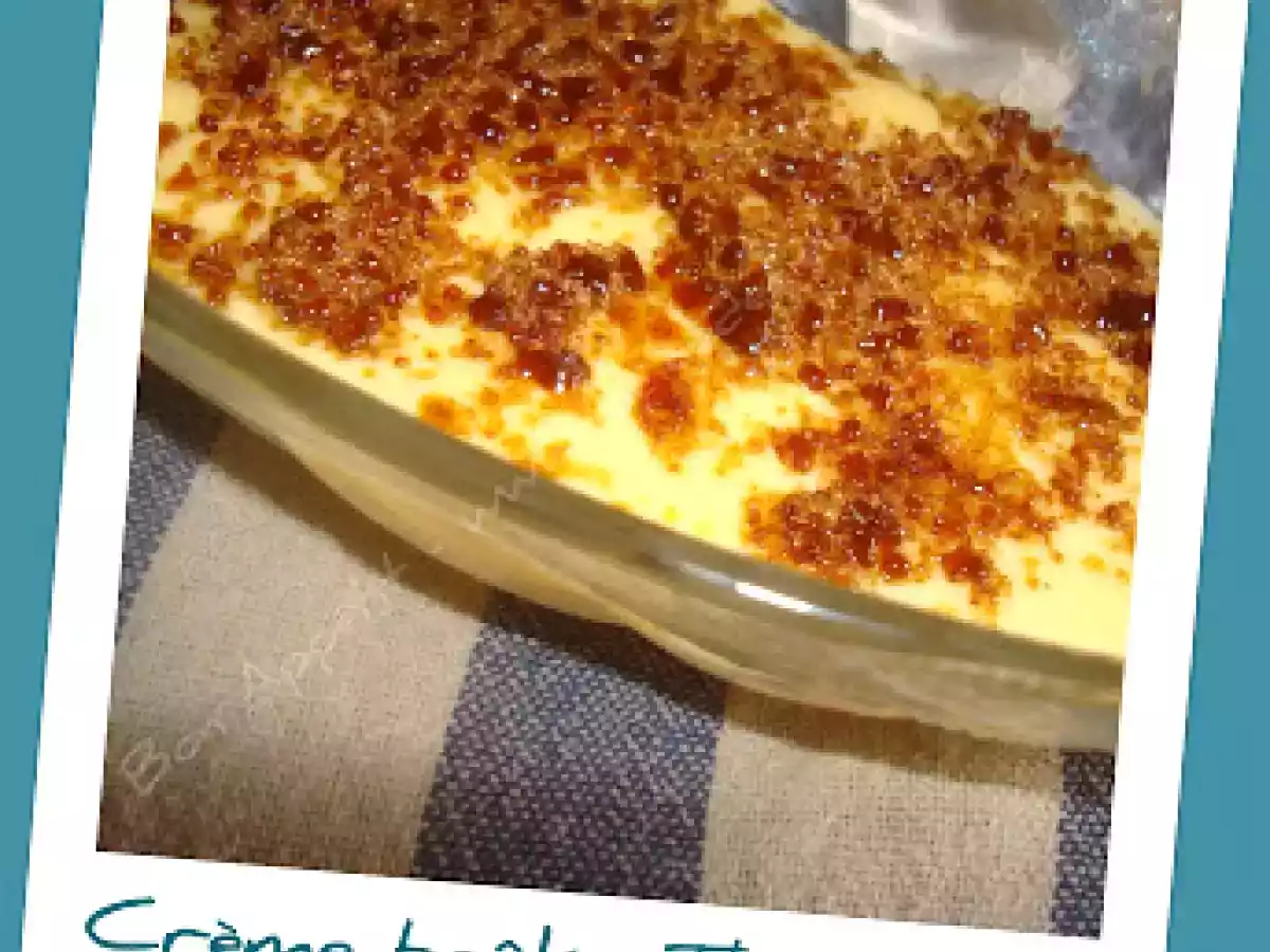 Crème brûlée Thermomix