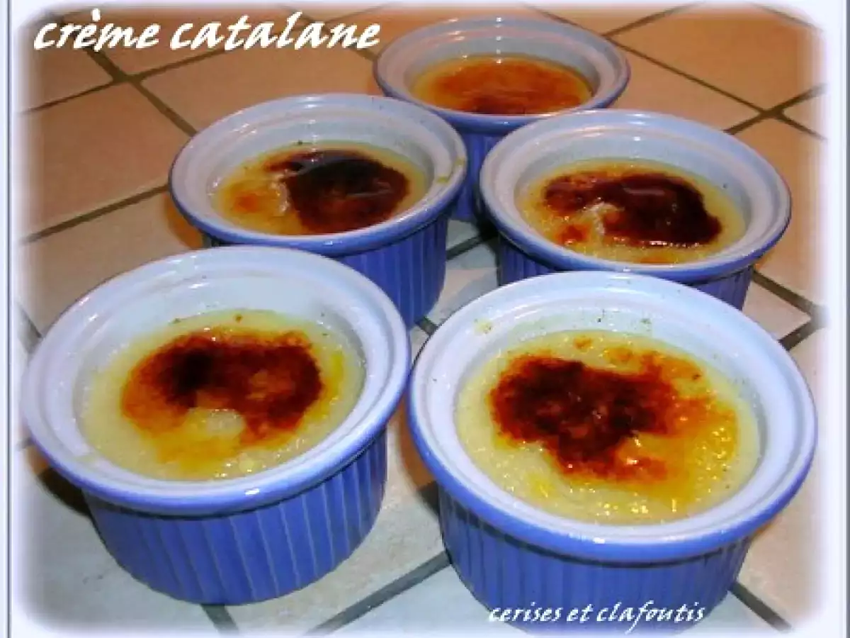 CREME CATALANE ( recette du chef Alberto HERRAIZ ) - photo 2
