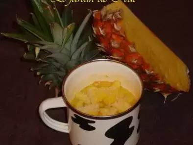 Crème coco et ananas
