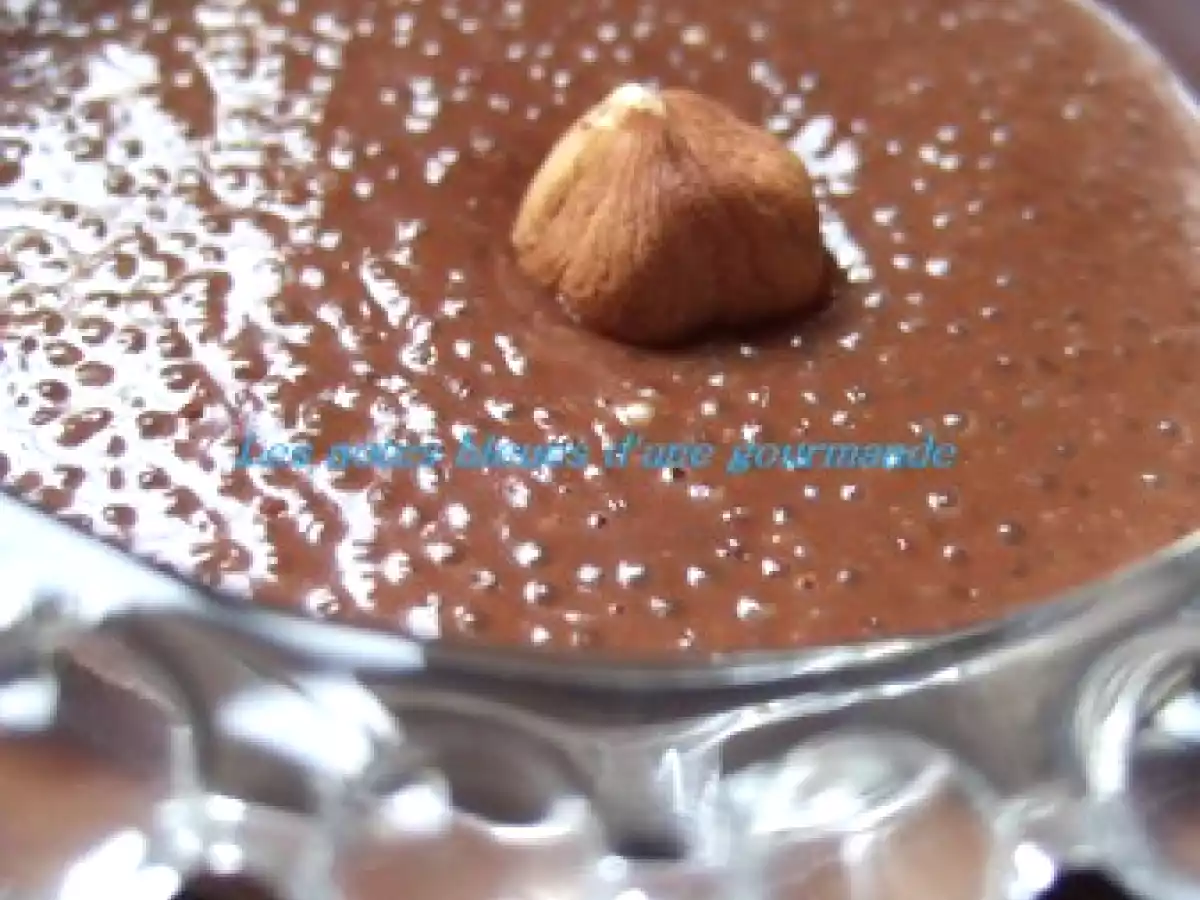 Crème d'amaranthe au lait de coco, chocolat et noisettes - photo 2