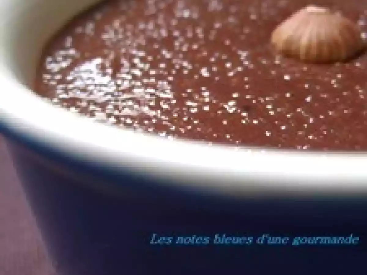 Crème d'amaranthe au lait de coco, chocolat et noisettes - photo 3