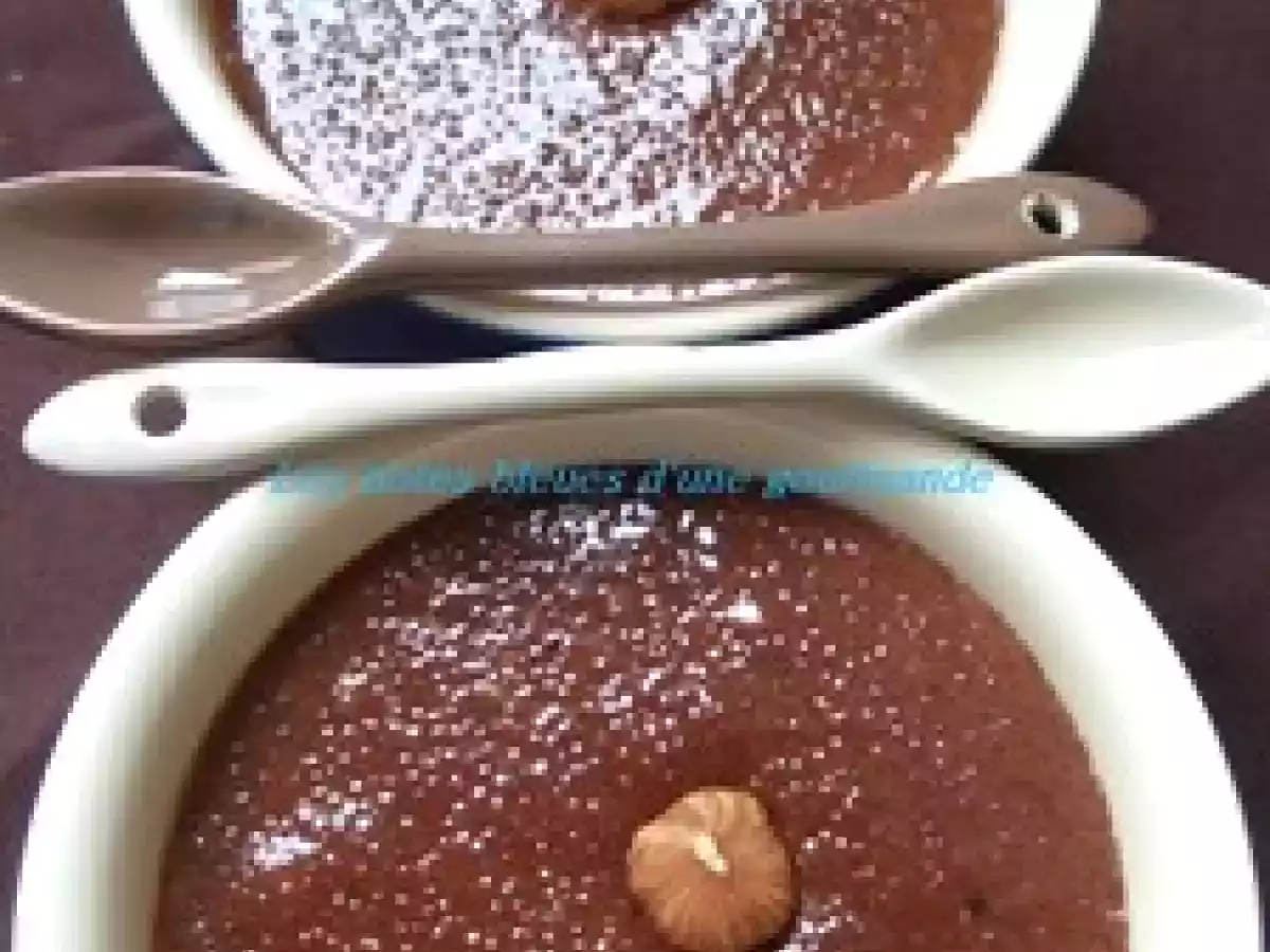 Crème d'amaranthe au lait de coco, chocolat et noisettes - photo 6