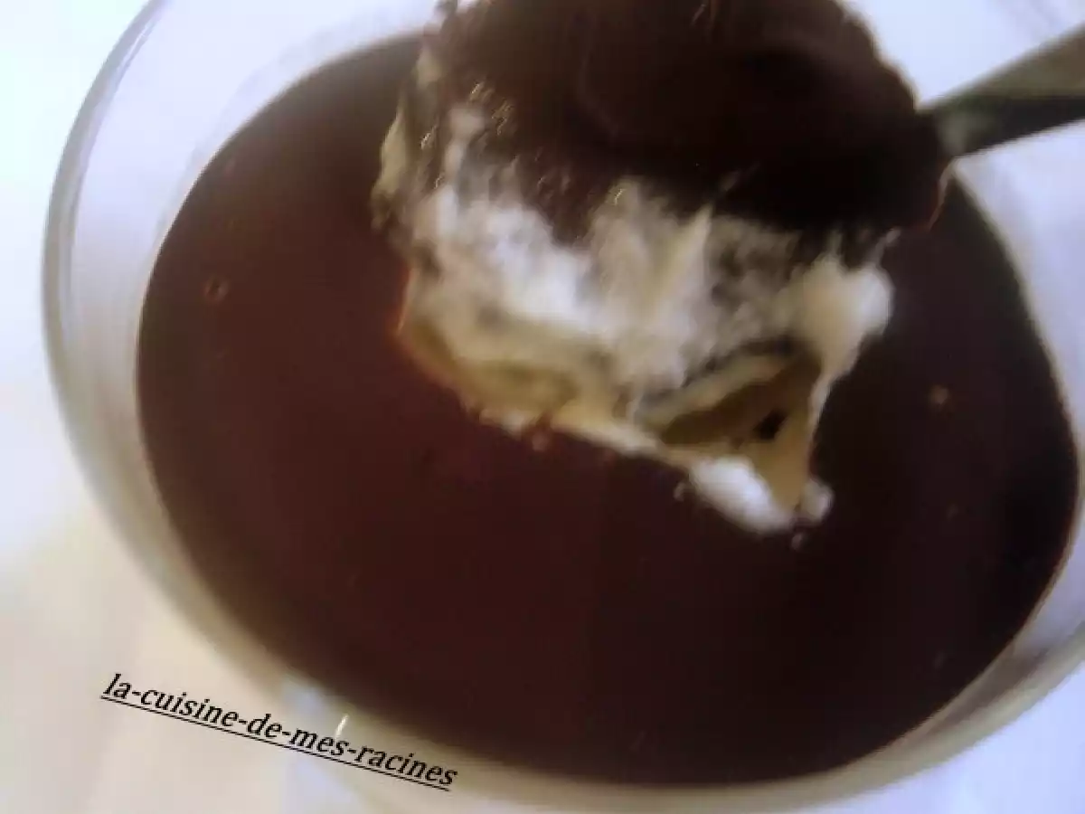 Crème d'ananas et son croquant de chocolat. - photo 2