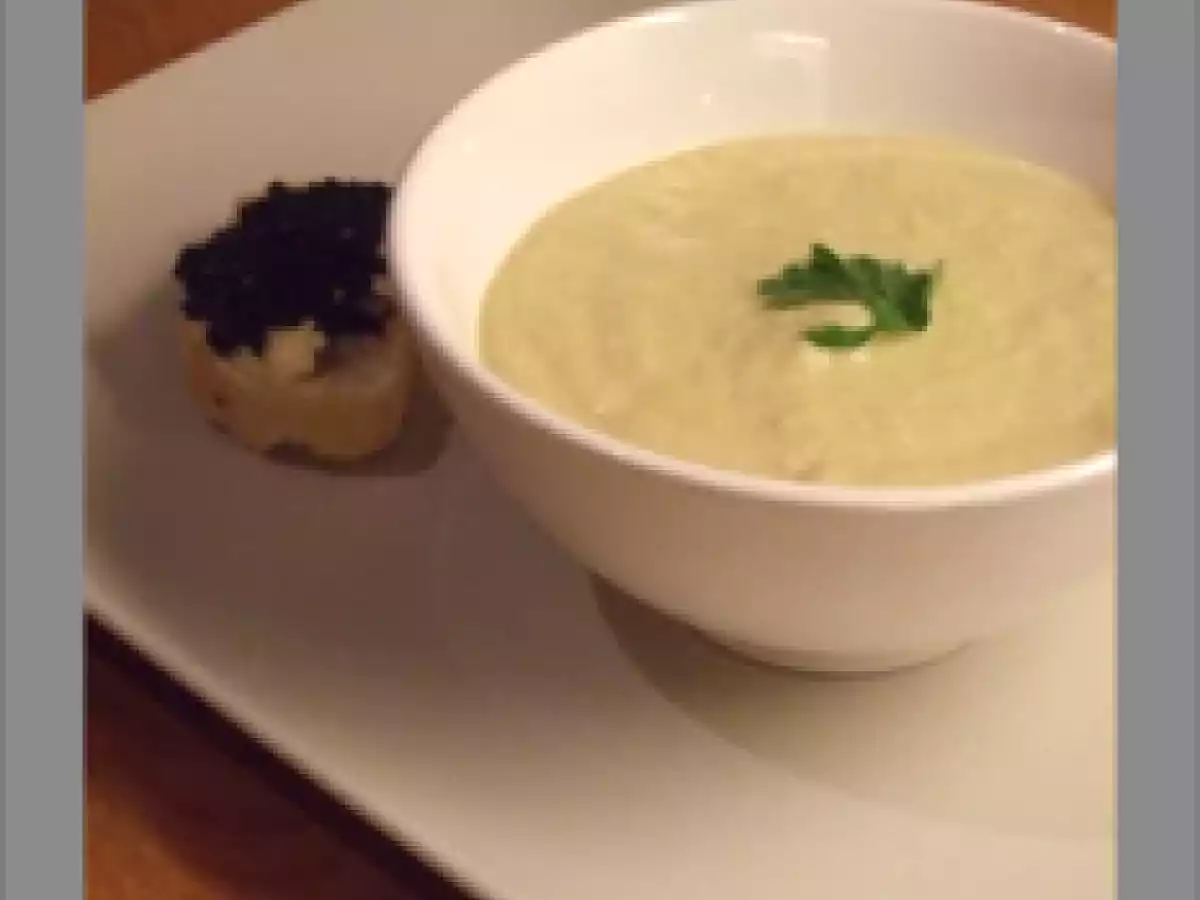 Crème d'artichaut à la citronnelle