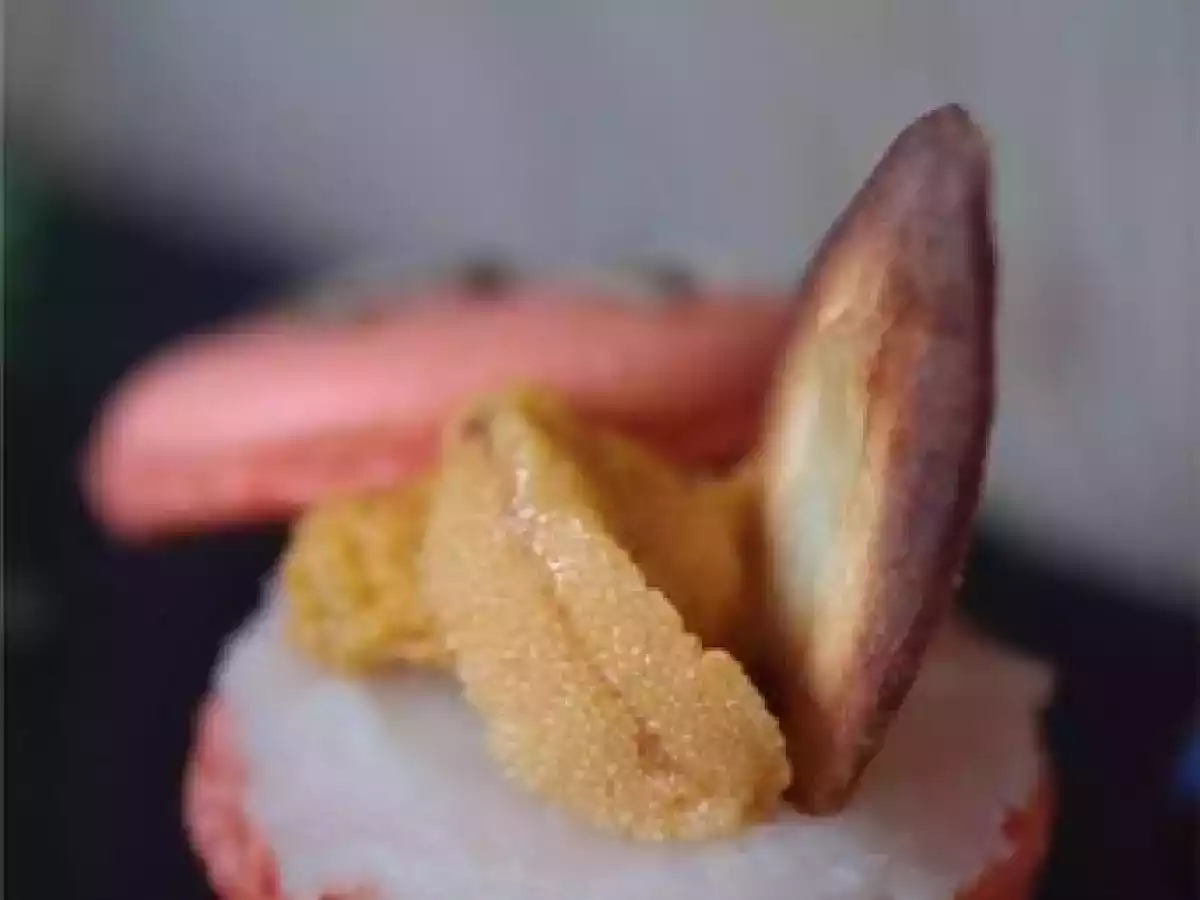 Crème d'oursin au fenouil et mon petit délire macaronesque - photo 2