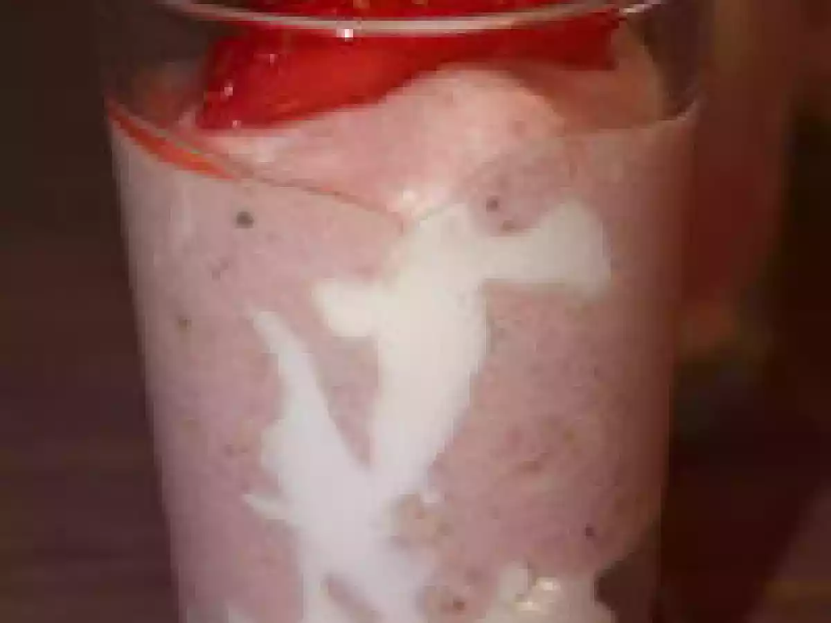Crème de banane à la fraise