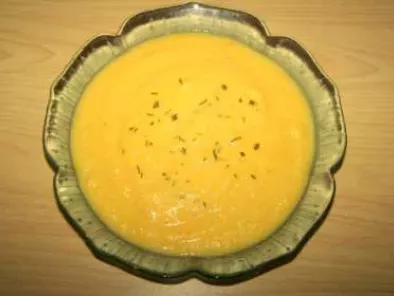 Crème de carottes au Boursin
