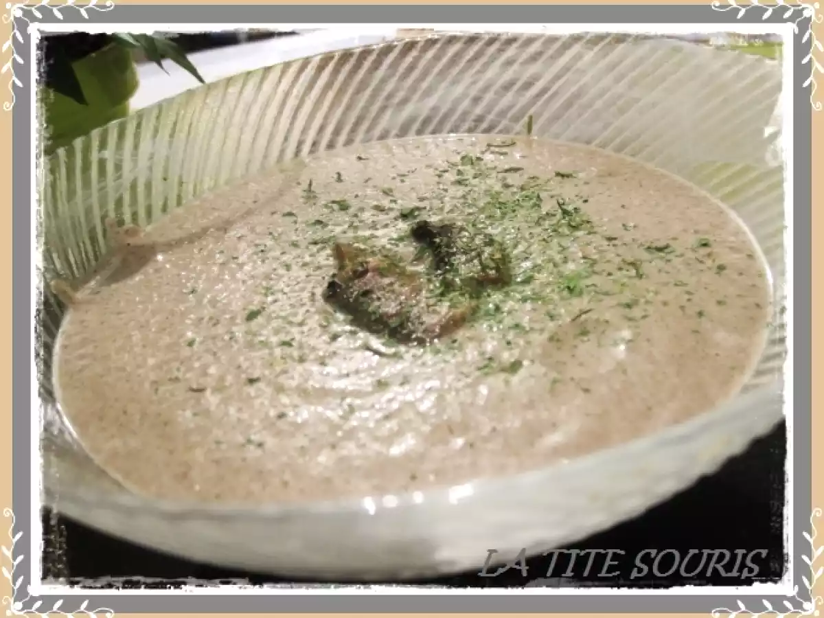 Crème de champignons au Boursin aux 3 poivres - photo 2