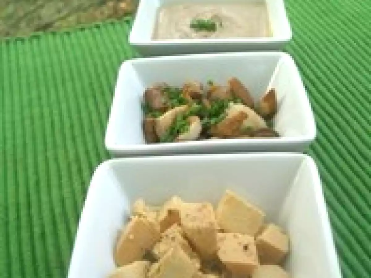 Crème de châtaignes aux cèpes et au foie gras