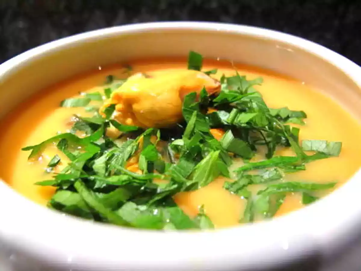 Crème de courge aux moules d'après Guy Savoy - photo 2