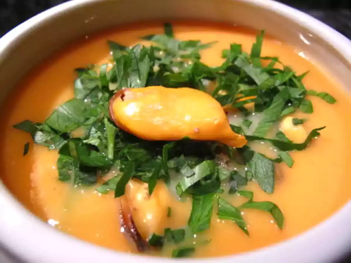 Crème de courge aux moules d'après Guy Savoy - photo 3