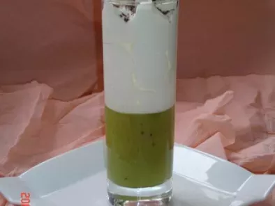 Crème de kiwis au basilic et citron vert