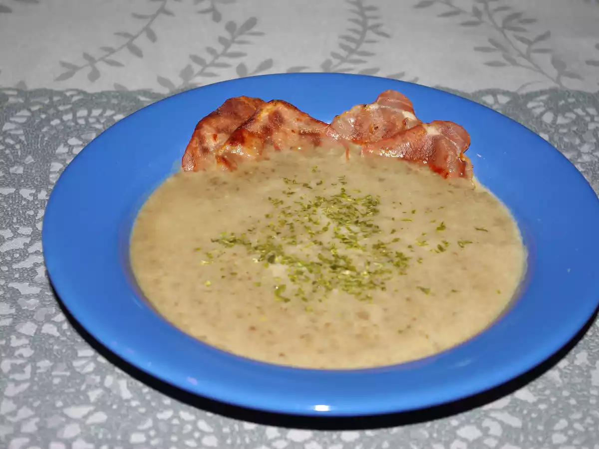 CREME DE LENTILLES AU BACON