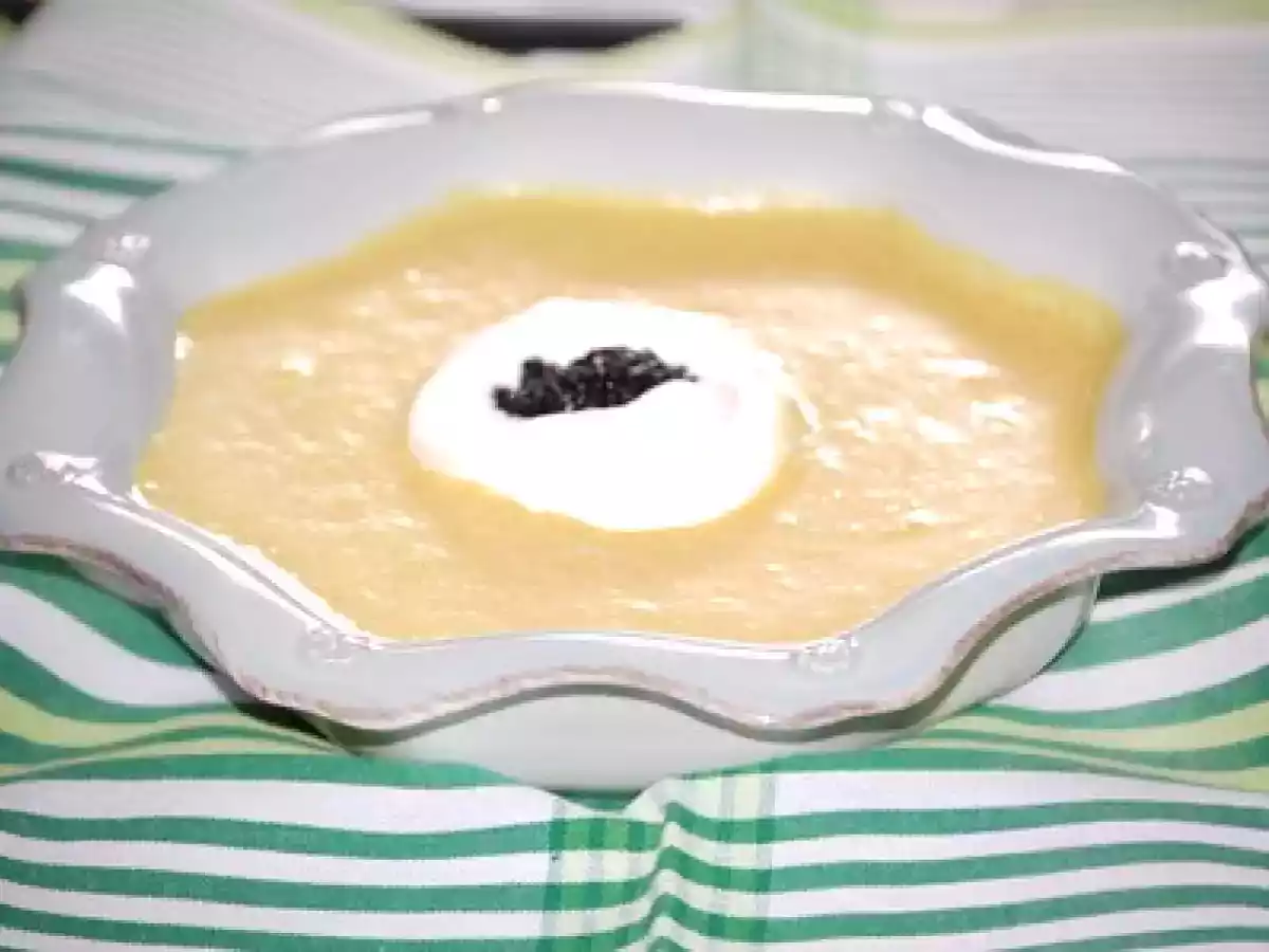 CREME DE LENTILLES CORAIL AUX OEUFS DE LOMPE