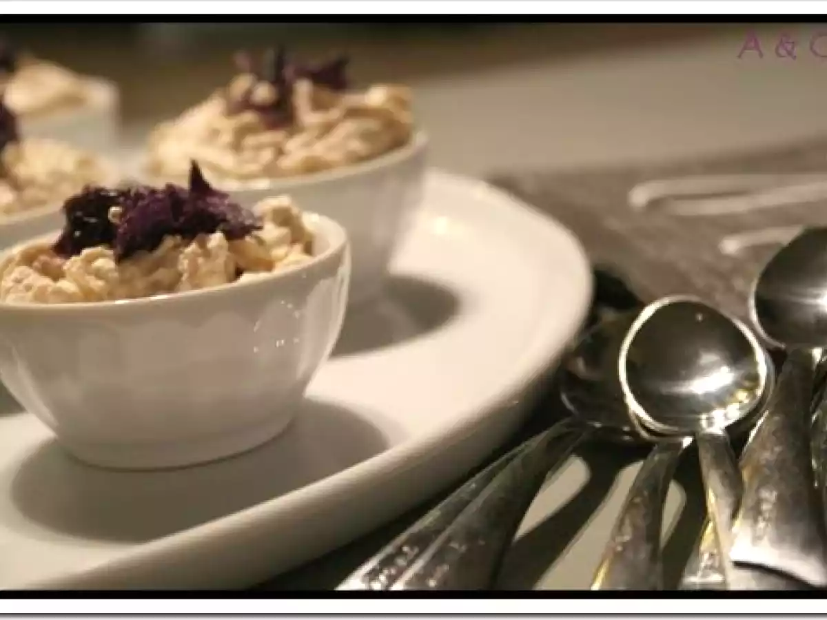 Crème de lentilles et sa chantilly au foie gras façon mini cappuccino - photo 3