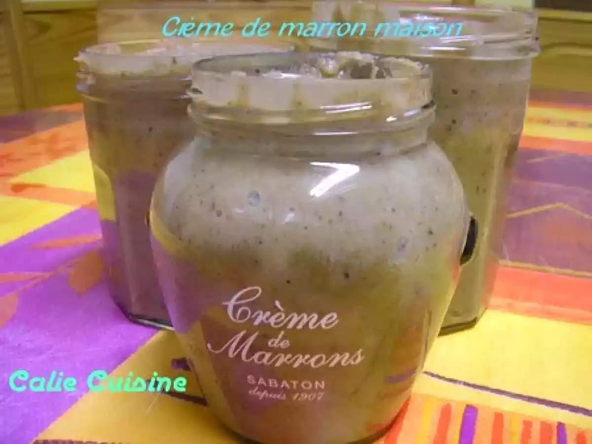 Crème de Marron allégée maison ! - photo 2